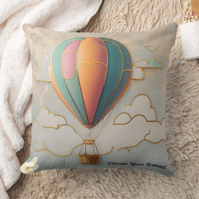 Coussin "Aventures aériennes" (Couverture)