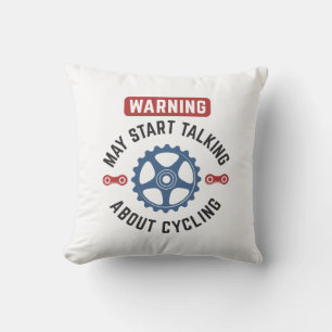 Coussin Avertissement Peut Commencer À Parler De Cyclisme