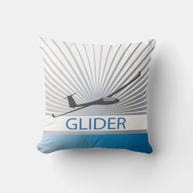 Coussin Avion à voile (Recto)