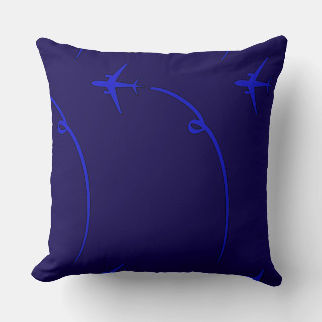 Coussin Avion Avec Air Trail Dk Blue (Recto)
