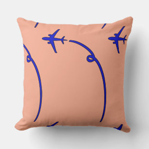 Coussin Avion Avec Air Trail Peach