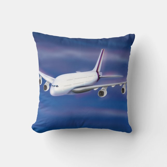 Coussin Avion commercial Double Decker (Recto)