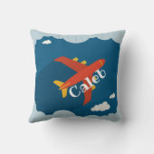 Coussin Avion dans la crèche d'enfant de Blue Sky Personna (Verso)