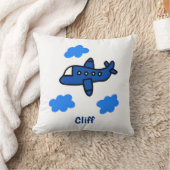 Coussin Avion dans les nuages Personnalisé (Couverture)