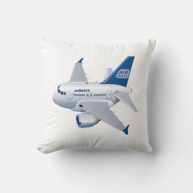 Coussin Avion de dessin (Recto)