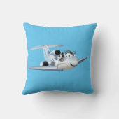 Coussin Avion de dessin (Verso)