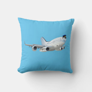 Coussin Avion de dessin