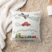 Coussin Avion, Train et Voiture (Couverture)