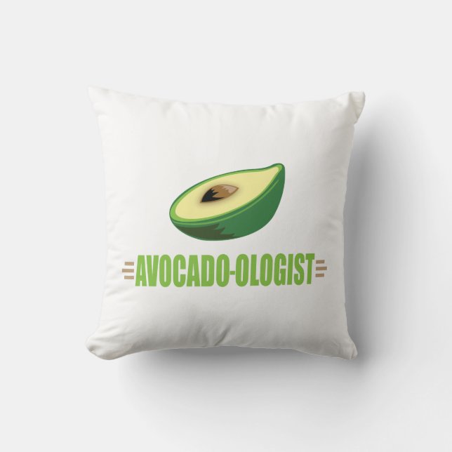 Coussin Avocat drôle (Recto)