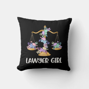 Coussin Avocate fille