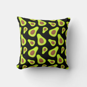Coussin Avocats verts amoureux des légumes nourriture sain