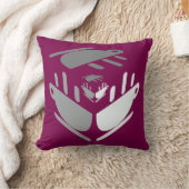 Coussin Avoir une tasse de vin profond de Java (Couverture)