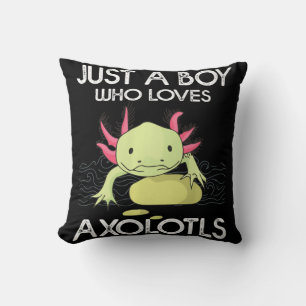 Coussin Axolotl Cadeau Anime Japonais Juste Un Garçon Qui