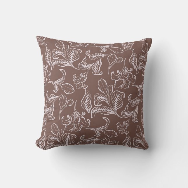 Coussin Azalée Florale (Recto)