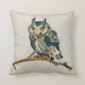 Coussin azuré de Mojo de hibou