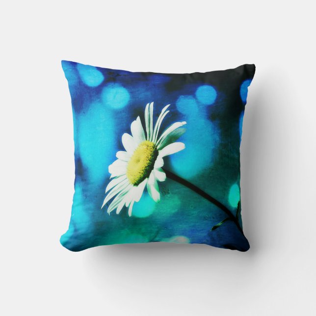 Coussin Azurite Malachite Daisy Jeu d'oreiller (Recto)