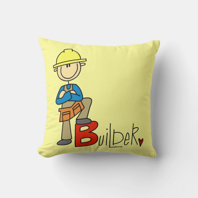 Coussin B est pour Bâtisseur (Recto)