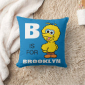 Coussin B est pour Big Bird | Ajoutez votre nom (Couverture)
