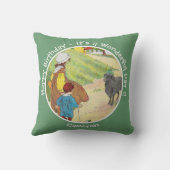 Coussin Baa, Baa, Mouton Noir Collection de Fête d'Anniver (Verso)