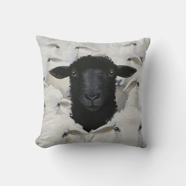 Coussin Baa-tle de l'individualité (Recto)