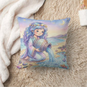 Coussin Baby Aquarius Zodiac Nursery (Couverture)
