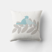 Coussin Baby Blue and Grey Birds (Verso)