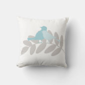 Coussin Baby Blue and Grey Birds (Recto)
