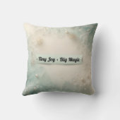 Coussin Baby & Blue-Eyed Pup Christmas Pillow (Verso)