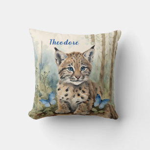 Coussin Baby Bobcat Garçons Personnalisés