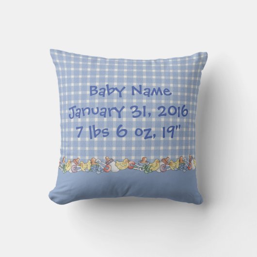 Coussin Baby Boy (Recto)