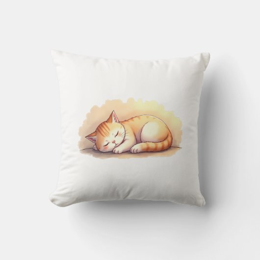 Coussin Baby Cat Sleeping (Recto)