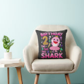 Coussin Baby Cute Shark 2e anniversaire garçon fille 2 an (Chaise)