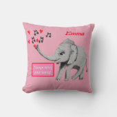 Coussin Baby Elephant Big Dream (Recto)