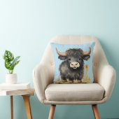 Coussin Baby Highland Cow Boys (Chaise)