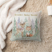 Coussin Baby It's Cold Outside Cute Winter Woodland (Couverture)