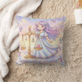 Coussin Baby Libra Zodiac Nursery (Couverture)