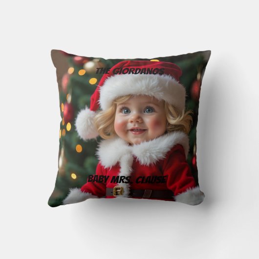 Coussin Baby Mr. and Mrs. Clause  (Verso)