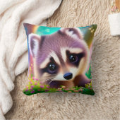 Coussin Baby Raccoon (Couverture)