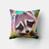 Coussin Baby Raccoon (Verso)