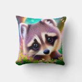 Coussin Baby Raccoon (Recto)