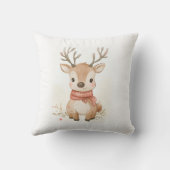 Coussin Baby reiner assis dans la neige (Verso)
