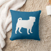 Coussin Baby shower carlin Silhouette Puppy (Couverture)