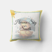Coussin Baby shower de canard en caoutchouc (Verso)