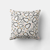 Coussin Baby shower de pingouin (Verso)