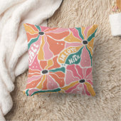 Coussin Baby shower des devis floraux Boho (Couverture)