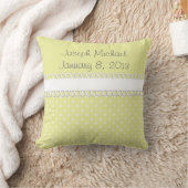 Coussin Baby shower en jaune (Couverture)