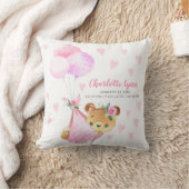 Coussin Baby shower spécial de livraison de l'ours (Couverture)