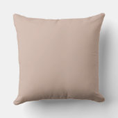 Coussin Baby-Shower Typographie en grès rose (Verso)