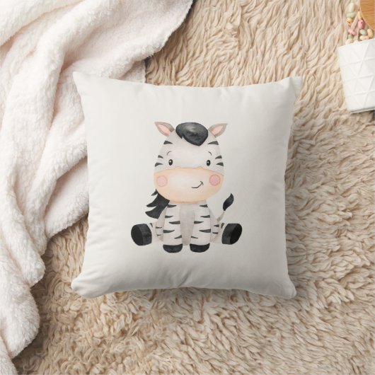 Coussin Baby Zebra assis (Couverture)