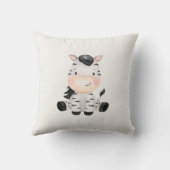 Coussin Baby Zebra assis (Verso)